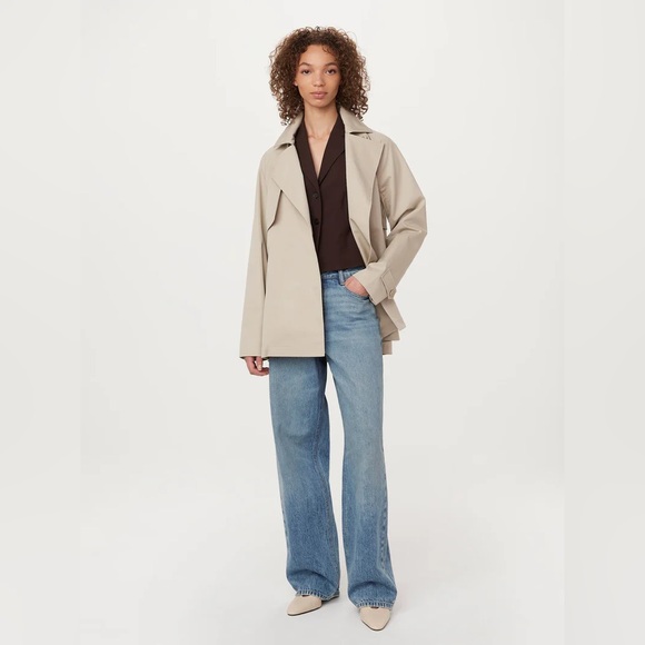 Frank & Oak Jackets & Blazers - Frank and Oak Beige Trench Jacket Size Large